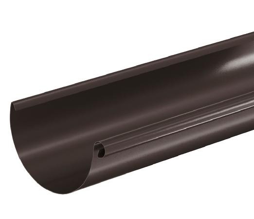 Водосток Aquasistem, система 150/100 - Водосточный желоб 3.00м RR 32 Тёмно Коричневый купить в Бугуруслане