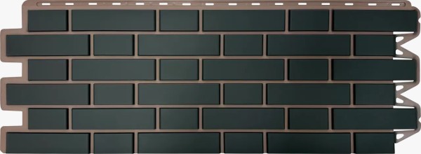 Фасадная панель Альта-Профиль, Кирпич Клинкерный, Графит купить в Бугуруслане