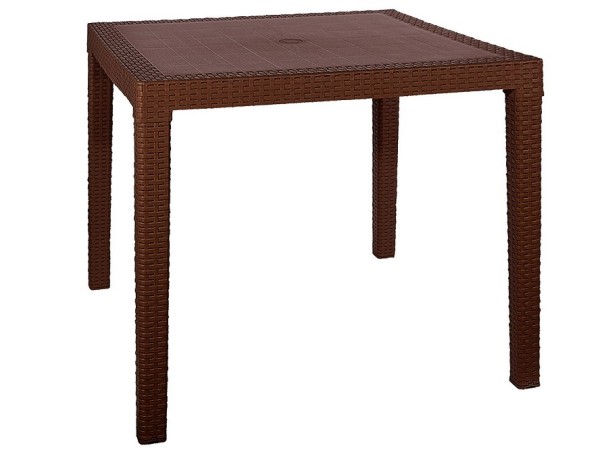 Стол квадратный FIJI Quatro Table Коричневый купить в Бугуруслане