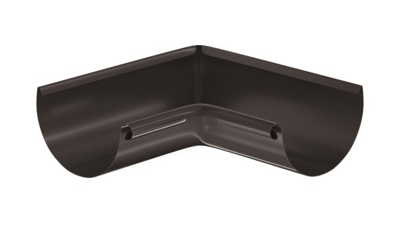 Водосток Aquasistem, система 125x90 - Угол желоба, внутренний 90° RR 32 Тёмно-Коричневый купить в Бугуруслане