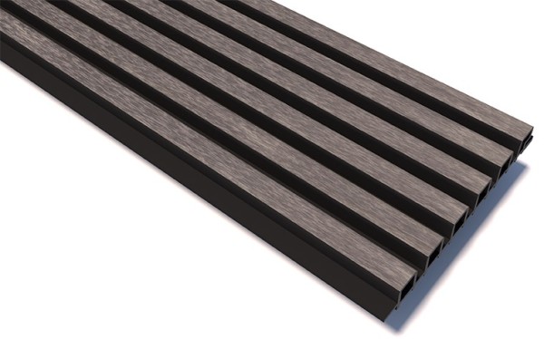 Реечные панели WOODVEX Lines Ultra Smoke gray купить в Бугуруслане