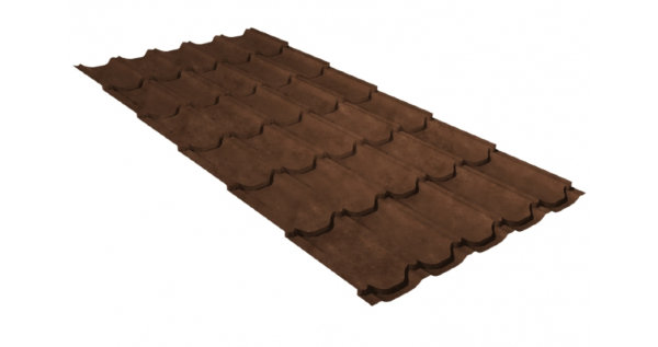 Металлочерепица квинта плюс 0,45 Safari Twincolor Brown купить в Бугуруслане