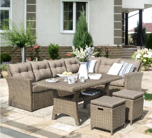 Комплект мебели AFINA плетеной из иск. ротанга AFM-307B Beige купить в Бугуруслане