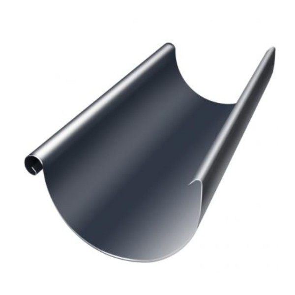 Водосток Grand Line 150x100 – Полукруглый желоб 3 метра RAL 7024 купить в Бугуруслане