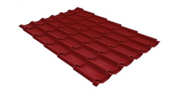 Металлочерепица классик 0,5 Satin RAL 3011 коричнево-красный купить в Бугуруслане