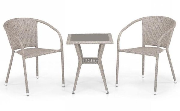 Комплект плетеной мебели AFINA из иск. ротанга T25C/Y137C-W85 Latte 2Pcs купить в Бугуруслане