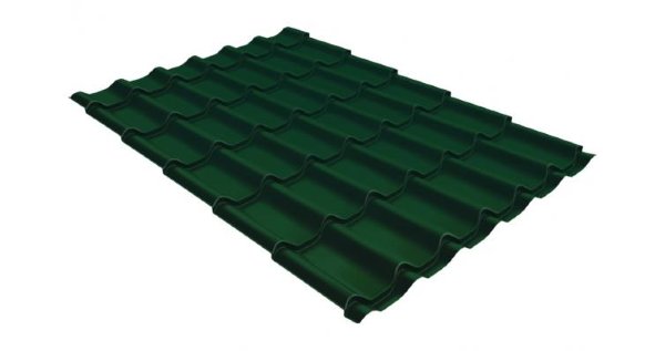 Металлочерепица классик 0,5 Satin RAL 6005 зеленый мох купить в Бугуруслане