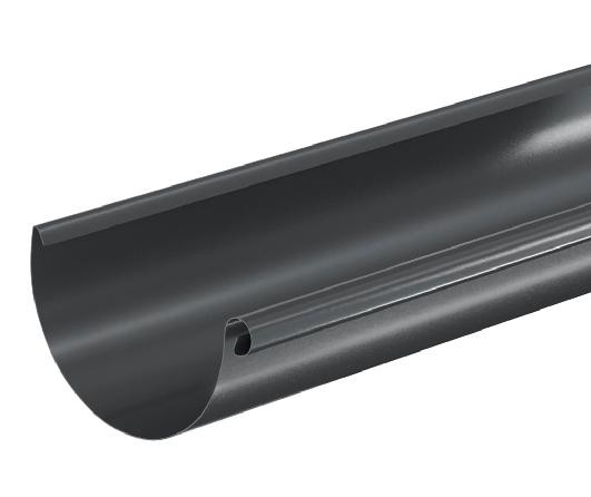 Водосток Aquasistem, система 125x90 - Водосточный желоб 3.00м RAL 7024 Тёмно-серый купить в Бугуруслане