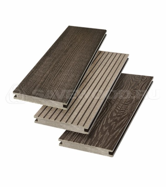 Террасная доска SW Fraxinus (R) полнотелая «SaveWood» Темно-коричневый купить в Бугуруслане
