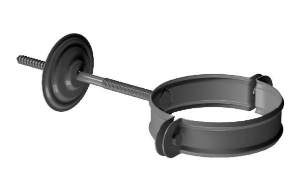 Хомут трубы D90 Döcke STAL PREMIUM Графит, (RAL 7024) купить в Бугуруслане