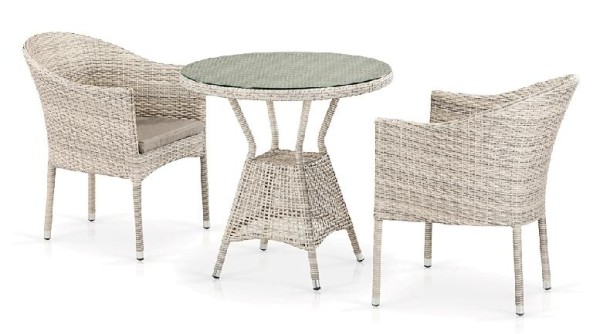 Комплект плетеной мебели AFINA из иск. ротанга T705ANT/Y350-W85 Latte 2Pcs купить в Бугуруслане