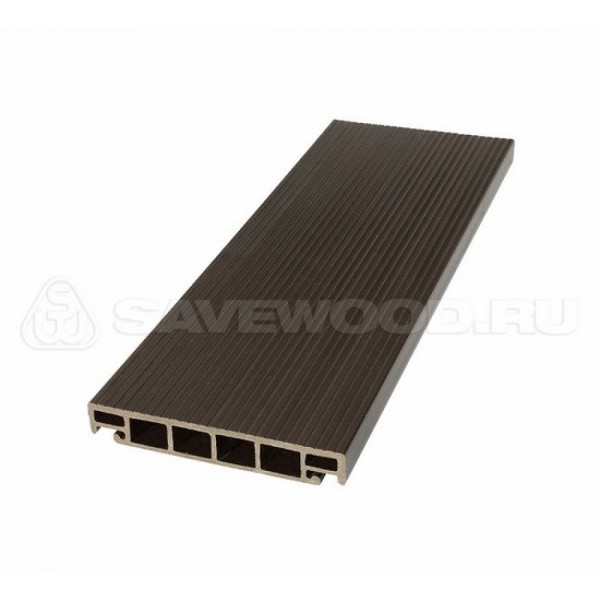 Террасная доска из ДПК SW-Salix «SaveWood» темно-коричневый купить в Бугуруслане