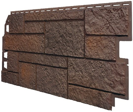 Фасадная панель VOX Sandstone (Сандстоун) темно коричневый купить в Бугуруслане