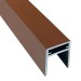 П-профиль Алюминиевый EasyDecking 35x25 Коричневый купить в Бугуруслане