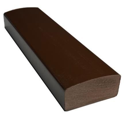 Лавочный брус Ecodecking Некст полнотелый глянцевый 70х35 шоколад купить в Бугуруслане