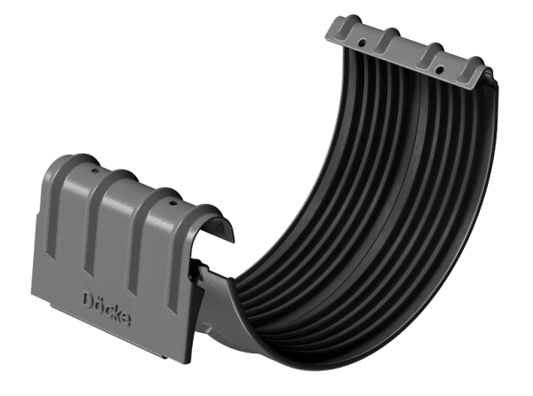 Соединитель желобов D125 Döcke STAL PREMIUM Графит, (RAL 7024) купить в Бугуруслане