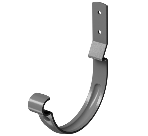 Карнизный крюк короткий (гнутый) D125 Döcke STAL PREMIUM Графит, (RAL 7024) купить в Бугуруслане