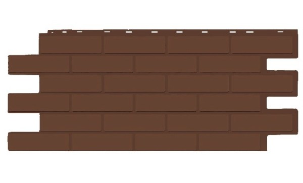 Фасадная панель T-Siding Кирпич Модерн Эко Браун купить в Бугуруслане