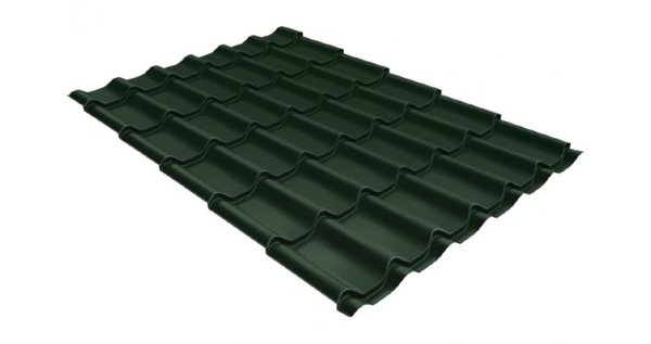 Металлочерепица классик 0,5 Satin RR 11 темно-зеленый купить в Бугуруслане